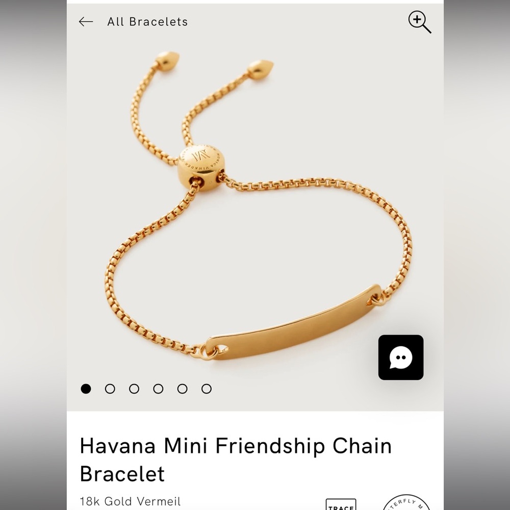MONICA VINADER Havana Mini Friendship Bracelet